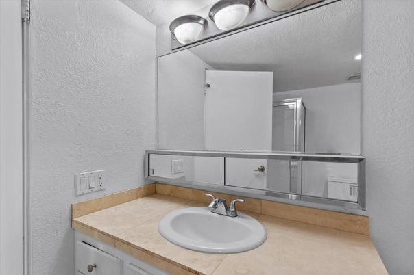 Bathroom, Glass Shower, Interior, Tile Countertops