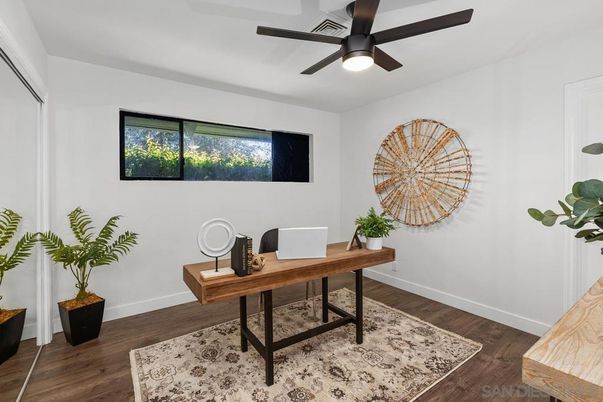 Home Office, Interior, Wood Texture Flooring