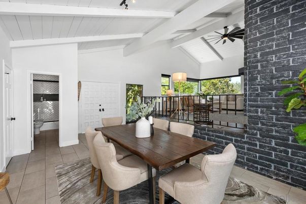 Dining room, Interior, Stone Walls