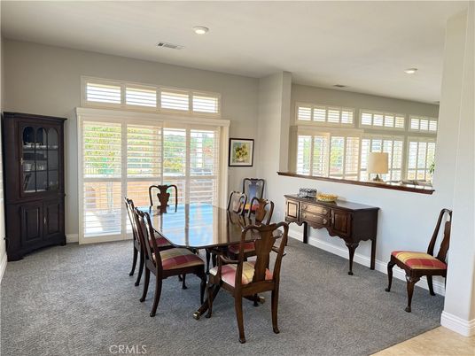 Dining room, Interior, Recessed Lighting