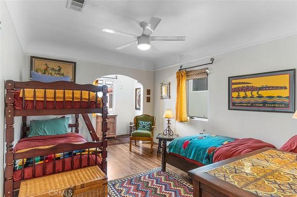 Bedroom, Interior, Wood Texture Flooring