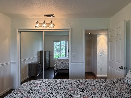 Bedroom, Interior, Wood Texture Flooring
