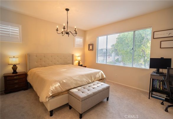 Bedroom, Chandelier, Interior