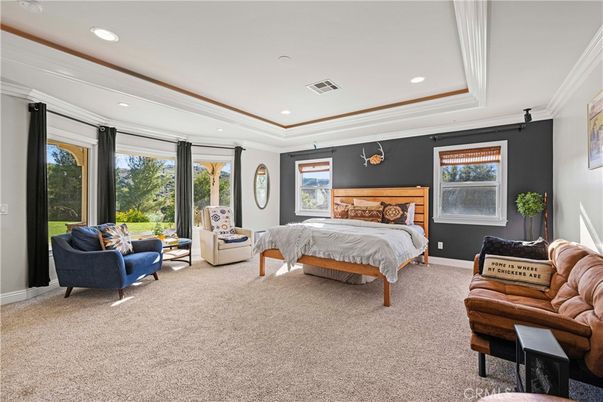 Bedroom, Interior, Recessed Lighting