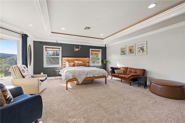 Bedroom, Interior, Recessed Lighting