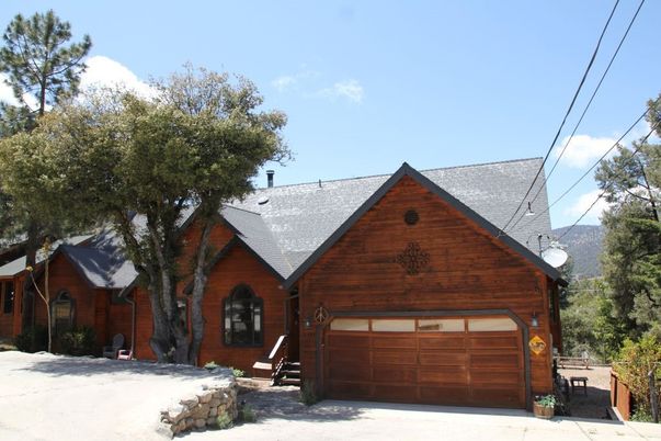 Attached, Exterior, Facade, Log Home