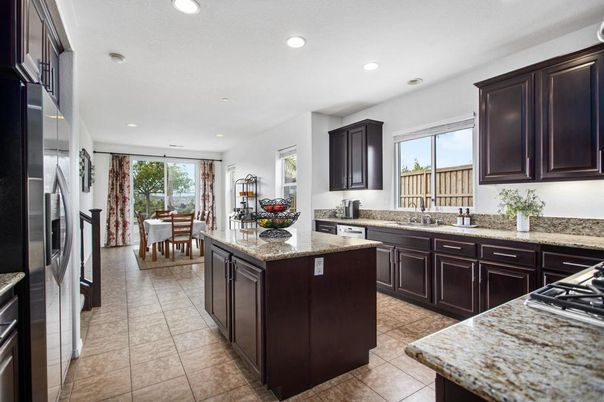 Dining room, Interior, Kitchen, Recessed Lighting