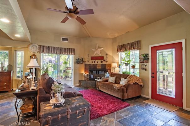 Fireplace, Interior, Living room, Recessed Lighting