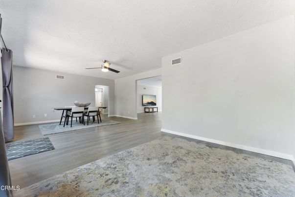 Dining room, Interior, Wood Texture Flooring
