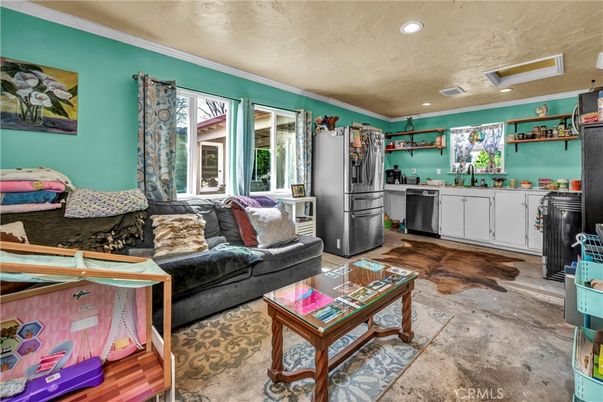 Interior, Living room, Recessed Lighting