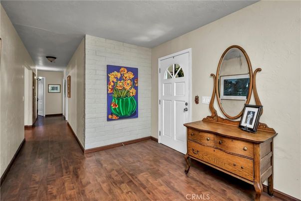 Interior, Stone Walls, Wood Texture Flooring