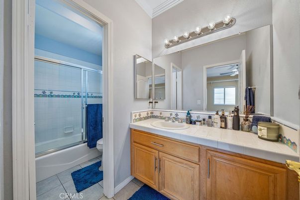Bathroom, Glass Shower, Interior, Tile Countertops