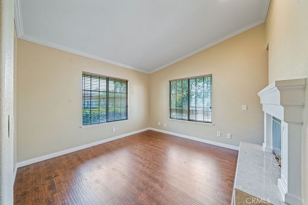 Empty room, Fireplace, Interior, Wood Texture Flooring
