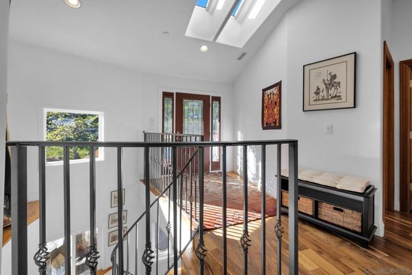 Glass Ceilings, Interior, Recessed Lighting, Wood Texture Flooring
