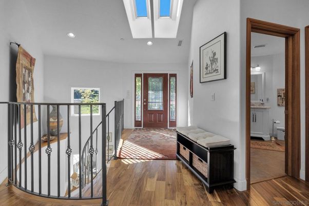 Glass Ceilings, Interior, Recessed Lighting, Wood Texture Flooring