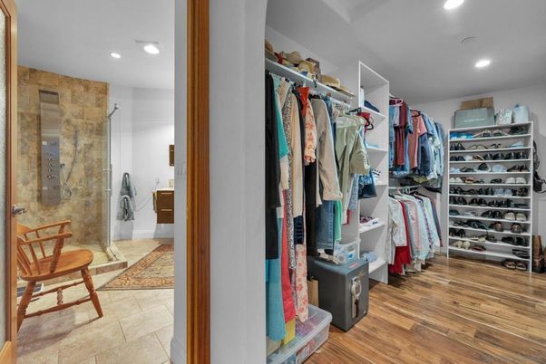 Interior, Recessed Lighting, Walk-in Closets, Wood Texture Flooring