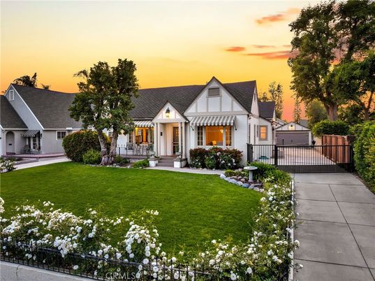 Backyard, Exterior, Facade, Tudor Revival