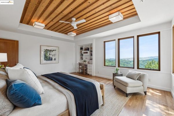 Bedroom, Interior, Wooden Ceilings, Wood Texture Flooring