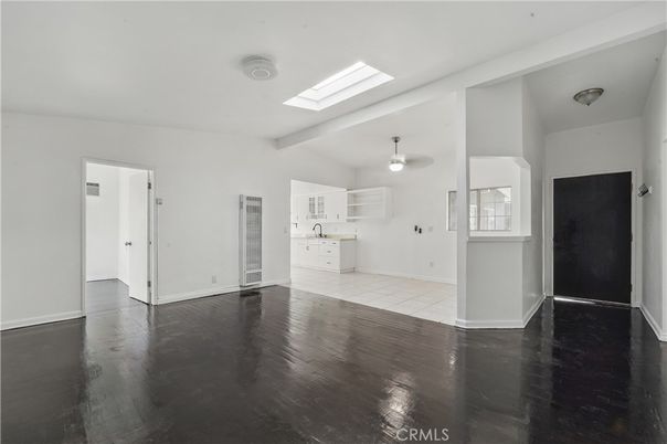 Empty room, Interior, Kitchen, Wood Texture Flooring