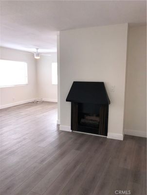 Empty room, Fireplace, Interior, Wood Texture Flooring