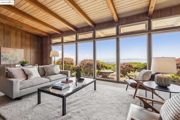 Interior, Living room, Water, Wooden Beams, Wooden Ceilings, Wooden Walls