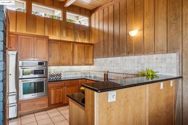 Interior, Kitchen, Stainless Steel Appliances, Wooden Ceilings