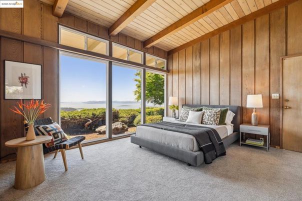 Bedroom, Interior, Wooden Beams, Wooden Ceilings, Wooden Walls
