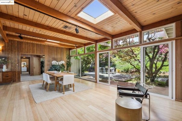 Dining room, Interior, Wooden Beams, Wooden Ceilings, Wood Texture Flooring, Wooden Walls