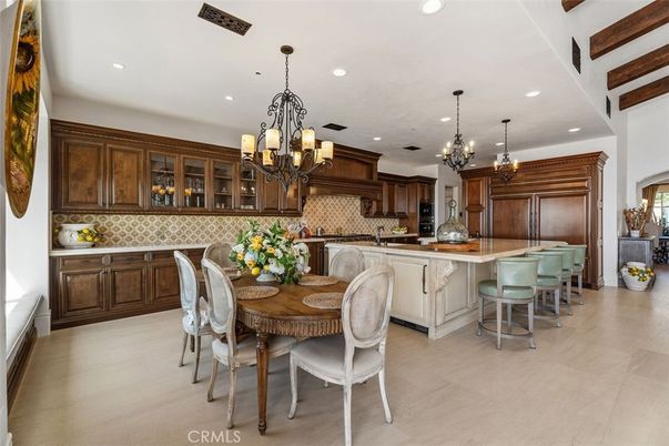 Chandelier, Dining room, Interior, Kitchen, Recessed Lighting