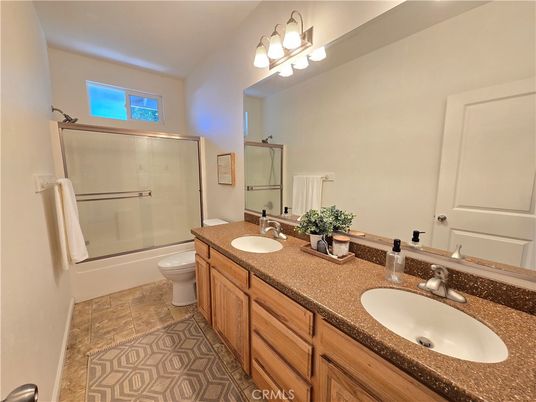 Bathroom, Dual Sink Vanities, Glass Shower, Interior