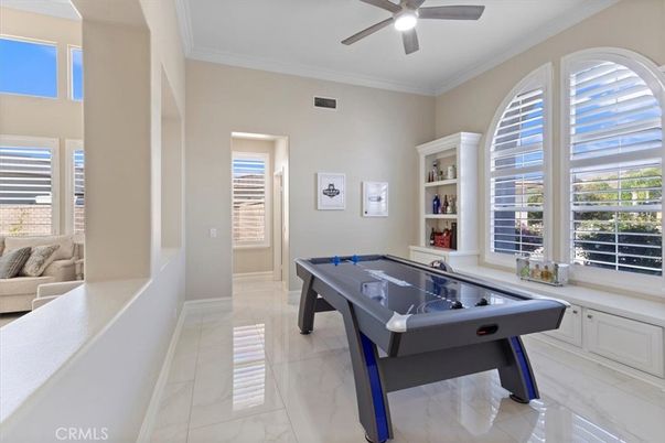 Billiard Table, Game Room, Interior, Marble
