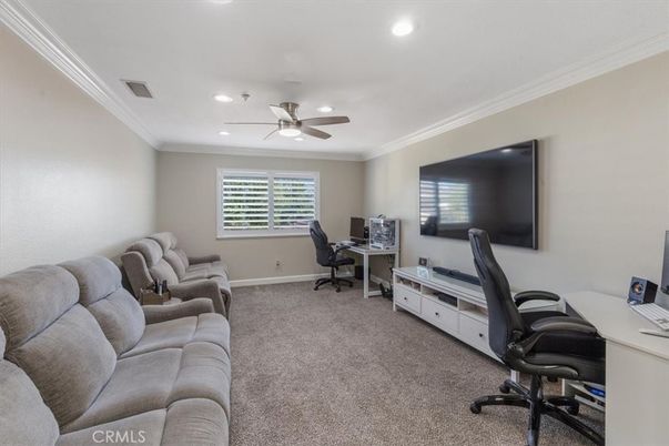 Home Office, Interior, Recessed Lighting