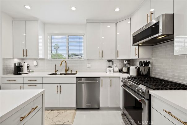 Interior, Kitchen, Recessed Lighting, Stainless Steel Appliances