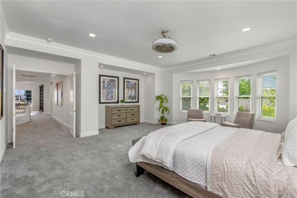 Bedroom, Interior, Recessed Lighting
