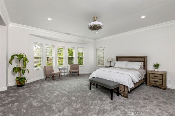 Bedroom, Interior, Recessed Lighting