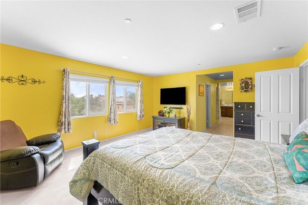 Bedroom, Interior, Recessed Lighting