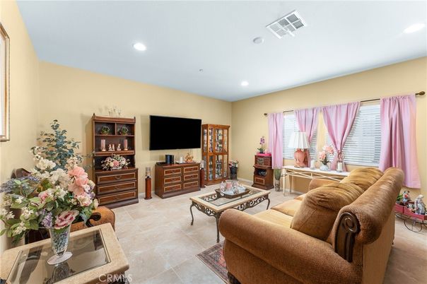 Interior, Living room, Recessed Lighting