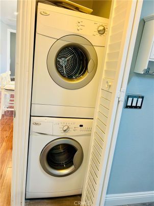 Interior, Utility Closets, Washer, Wood Texture Flooring