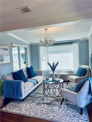 Chandelier, Interior, Living room, Wood Texture Flooring