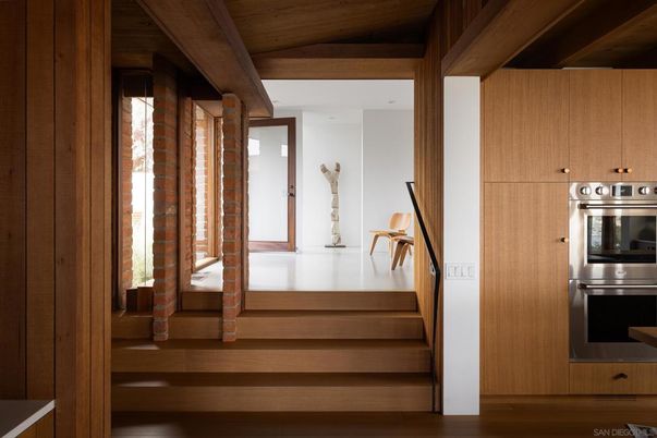 Interior, Kitchen, Stainless Steel Appliances, Wooden Beams, Wooden Ceilings, Wood Texture Flooring