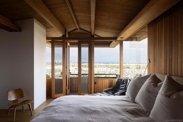 Bedroom, Interior, Wooden Beams, Wooden Ceilings, Wood Texture Flooring