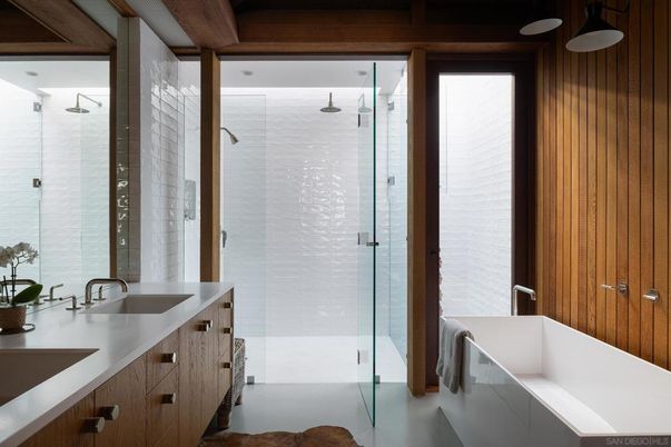 Bathroom, Glass Shower, Interior