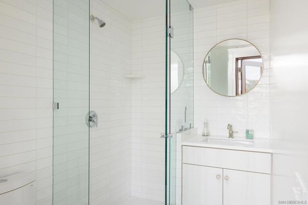 Bathroom, Glass Shower, Interior