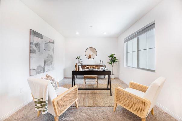 Home Office, Interior, Recessed Lighting