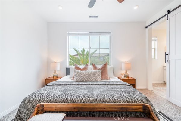 Bedroom, Interior, Recessed Lighting