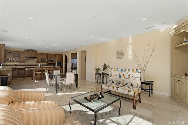 Dining room, Interior, Kitchen, Living room, Recessed Lighting, Stainless Steel Appliances