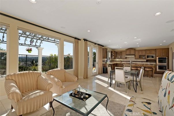 Dining room, Interior, Kitchen, Living room, Recessed Lighting, Stainless Steel Appliances