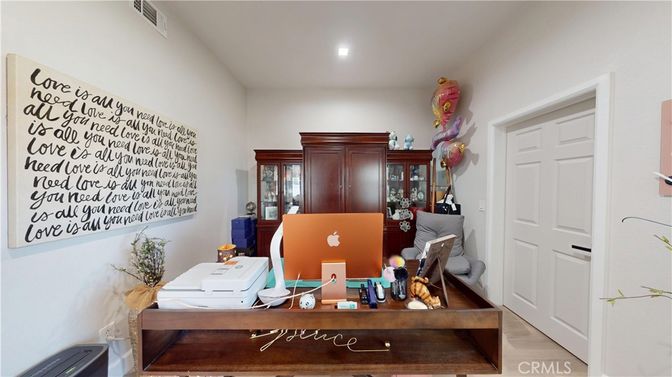 Home Office, Interior, Recessed Lighting
