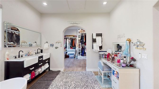 Interior, Recessed Lighting, Walk-in Closets, Wood Texture Flooring