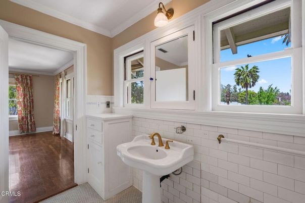 Bathroom, Interior, Wood Texture Flooring